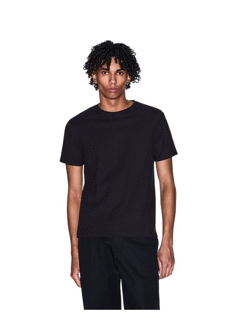 T-shirt slim fit in jacquard di cotone mercerizzato ARMANI EXCHANGE | T-shirt | XM002821 AF10337UC001